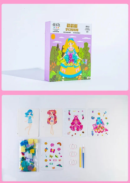 Childhood infinite dream hand-painted