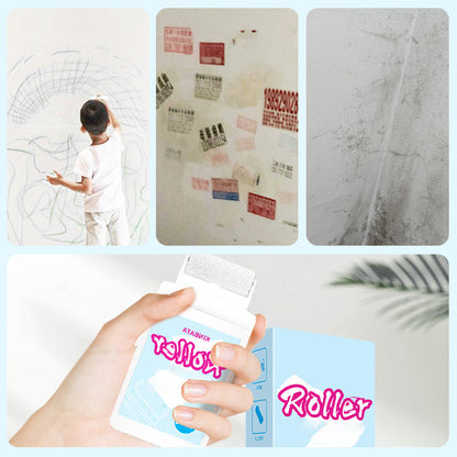 White Wall Repair Paint with Roller Brush