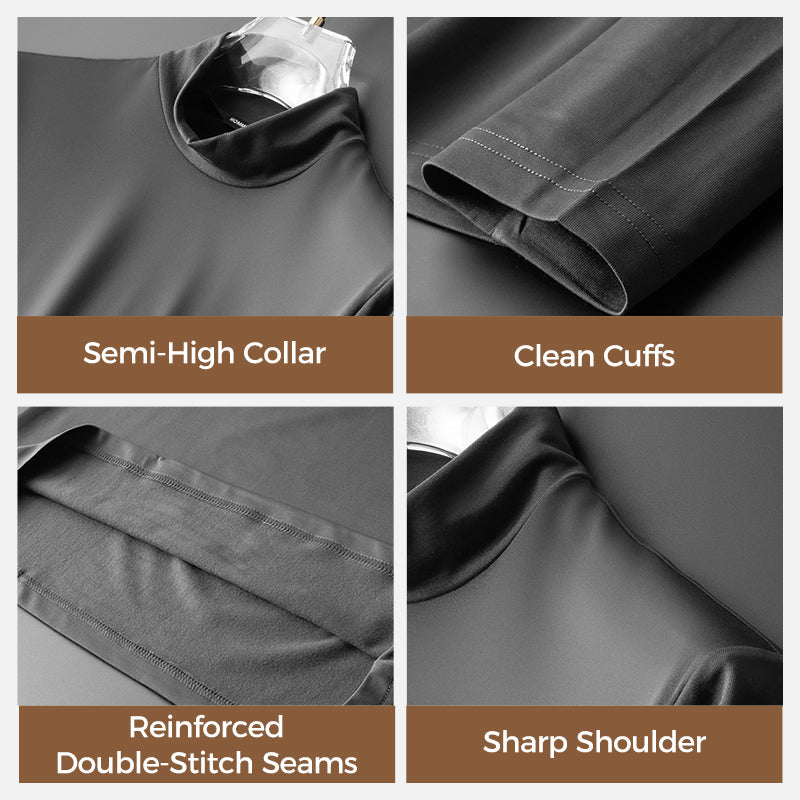 🔥🎁Christmas sale🎅49% OFF🔥Men's Mercerized Cotton Stretch Warm And Comfortable Base Layer shirt