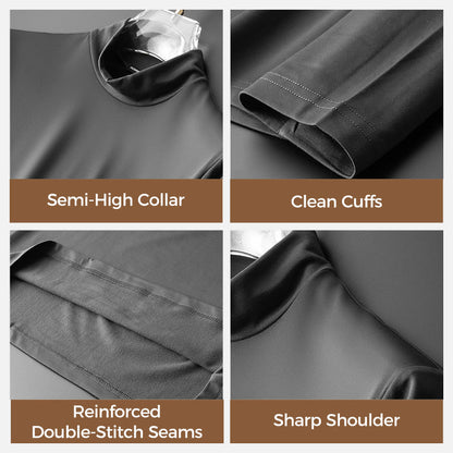 🔥🎁Christmas sale🎅49% OFF🔥Men's Mercerized Cotton Stretch Warm And Comfortable Base Layer shirt