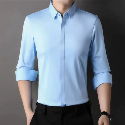 Men's Wrinkle-Free Button-Down Shirt