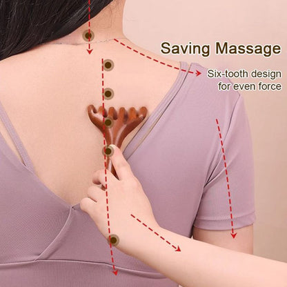🔥Six-claw Meridian Massage Comb - Relieve Stress & Promote Health✨