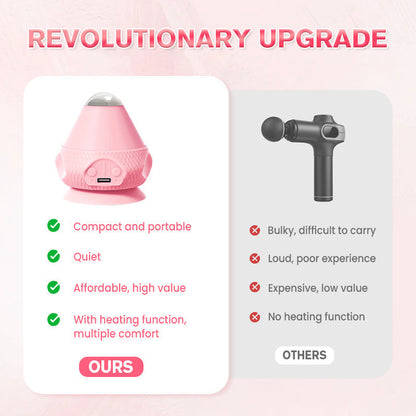 Electric Adsorption Type Vibrating Hot Compress Fascia Ball Massager