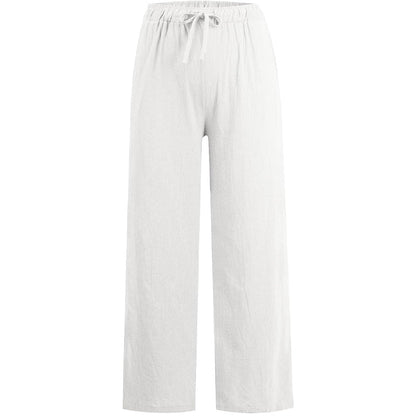 🔥Women's Summer Linen Cotton Wide Leg Pants