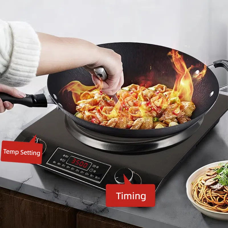 Limited-time offer of 50% off - 3500-watt induction hob, 10 temperature settings