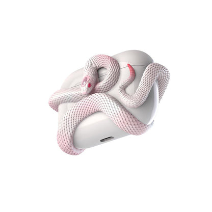 Creative 3D Snake Wireless Earphone Protective Case