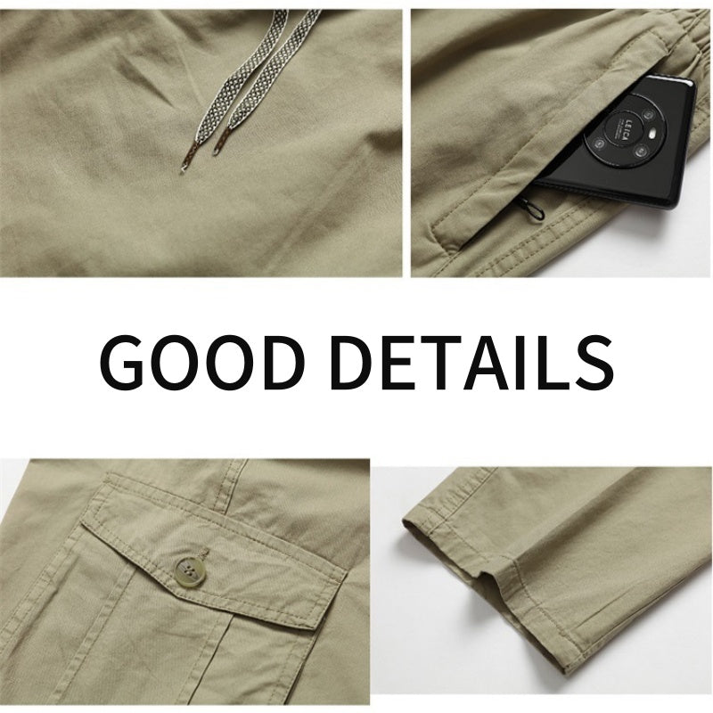 Multi-Pocket Durable Ultra Comfort Loose Fit Pants Perfect combination of utility and comfort