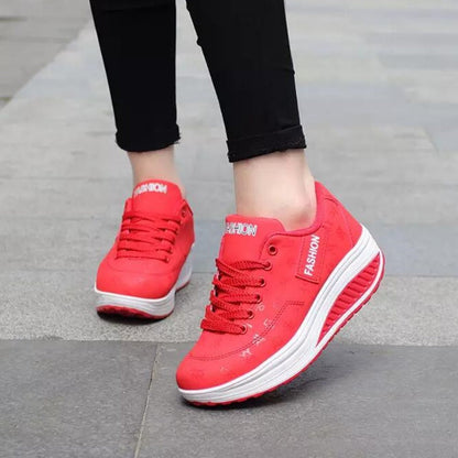 Women's Casual Fashion Breathable Thick Sole Sneakers