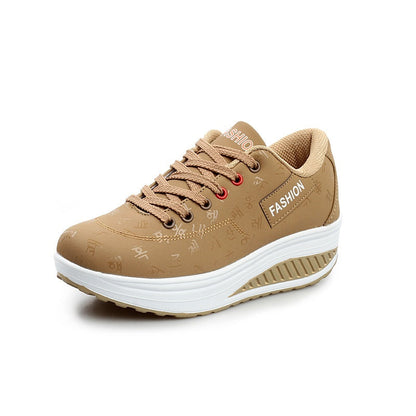 Women's Casual Fashion Breathable Thick Sole Sneakers