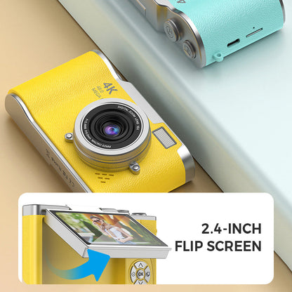 4K HD Flip-Screen Digital Camera