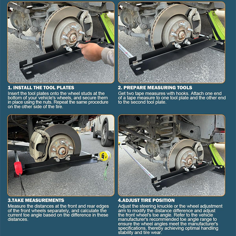 Stainless Steel Wheel Alignment Tool Plate£¨50% OFF£©