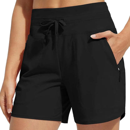 🌞Summer Hot Sale 60% OFF🩳Women's High-Waisted Quick-Dry Swim Shorts