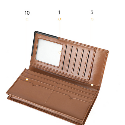 Men's Vintage Durable Long Wallet
