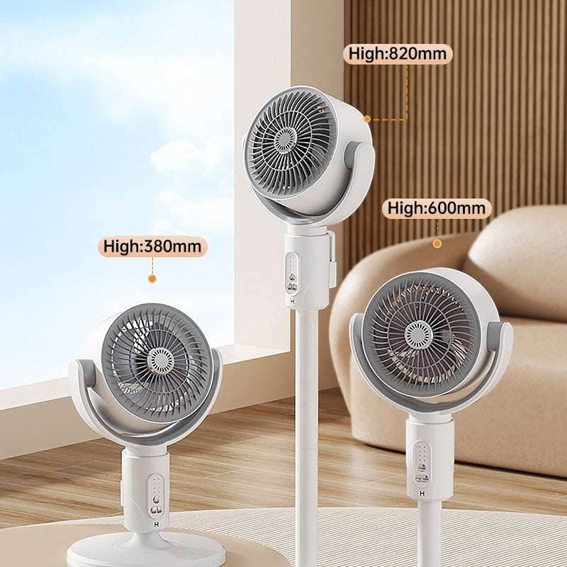 USB-Powered Silent Energy-Saving Airflow Floor Fan