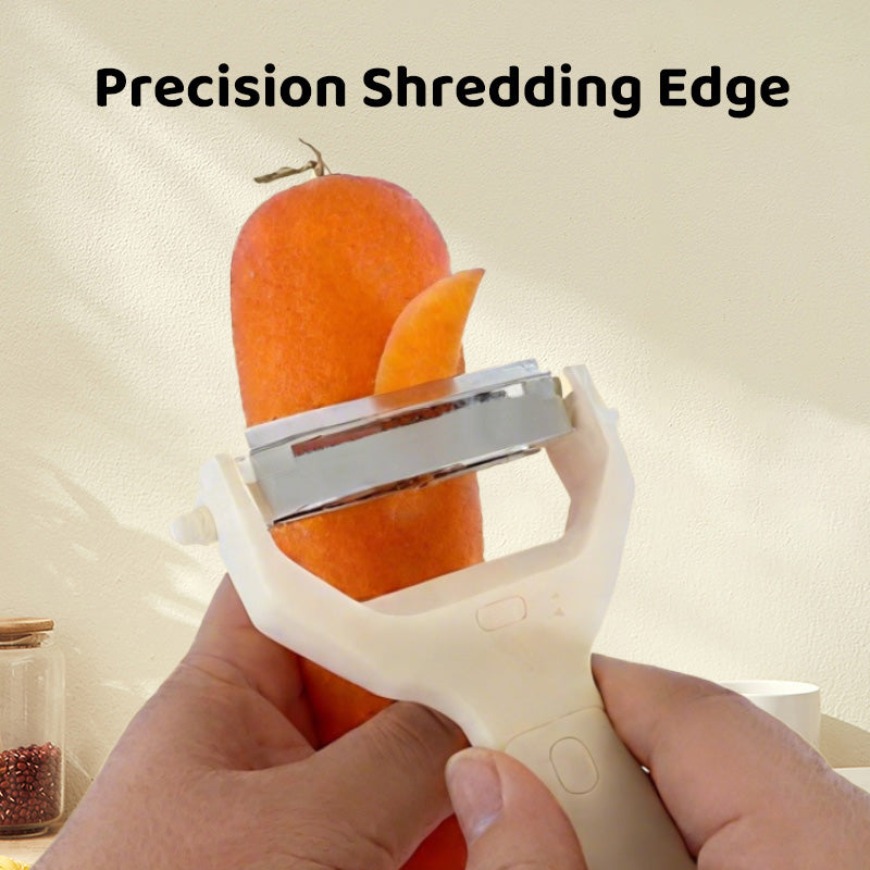 2-in-1 Dual-Head Peeler and Shredder